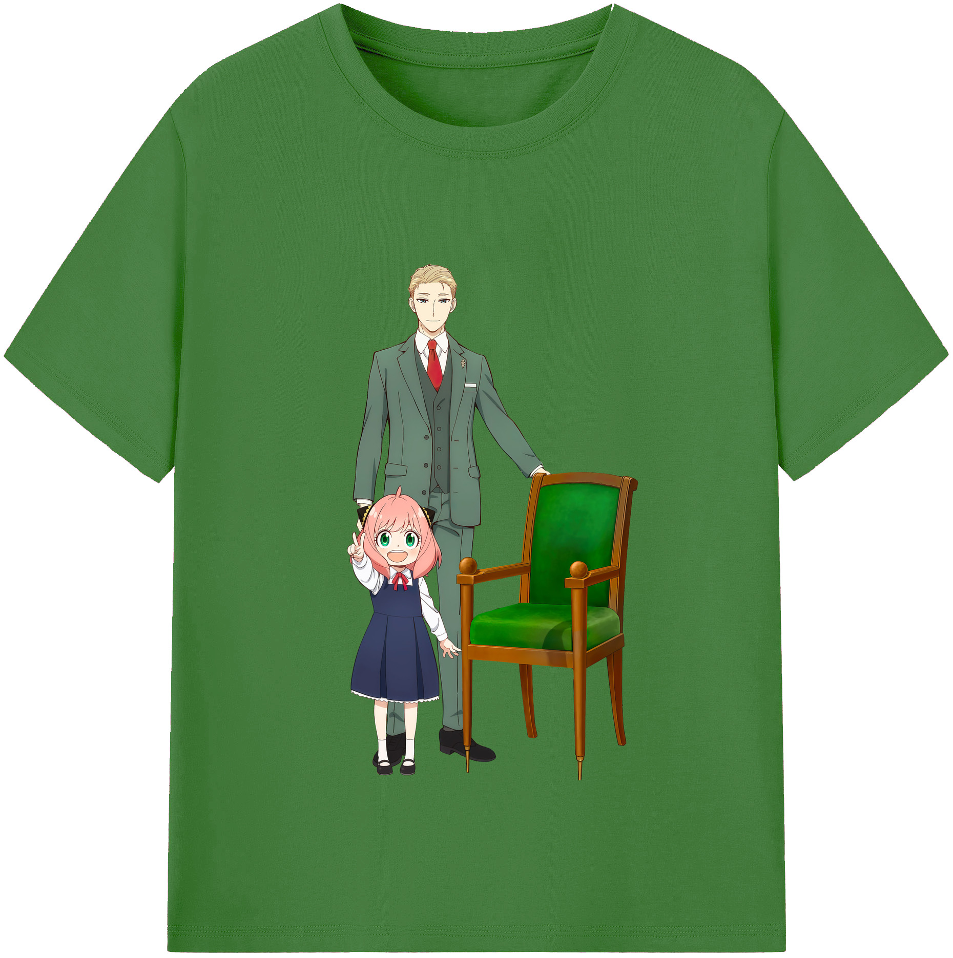 （画像用） SPY×FAMILY间谍家家酒 レディースカジュアルプリントTシャツ（綿100％）